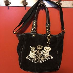 Velour juicy couture purse!